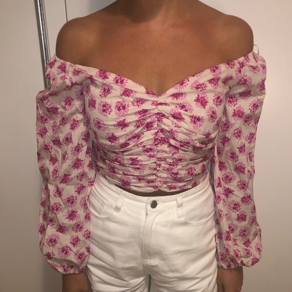 Off the shoulder zara top